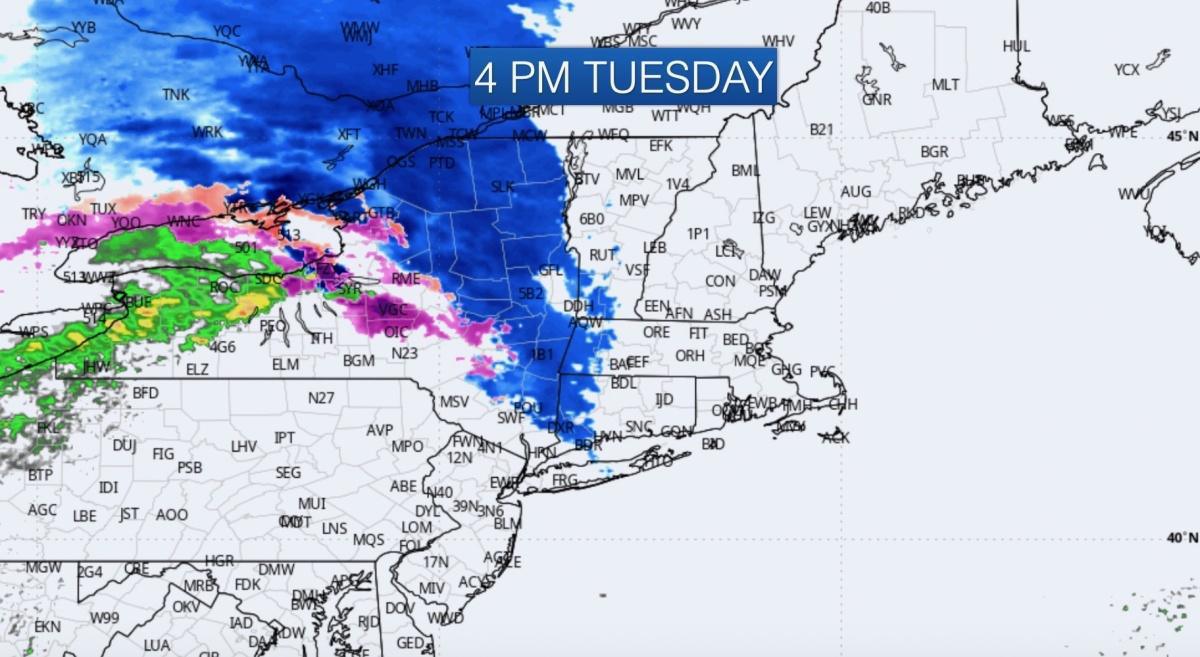 Plowable snow on the way for Tuesday afternoon-evening into Wednesday!