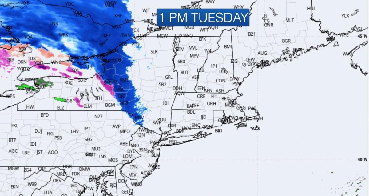 Plowable snow on the way for Tuesday afternoon-evening into Wednesday!