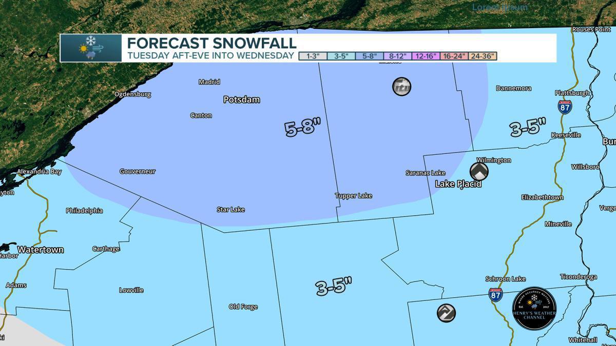 Plowable snow on the way for Tuesday afternoon-evening into Wednesday!