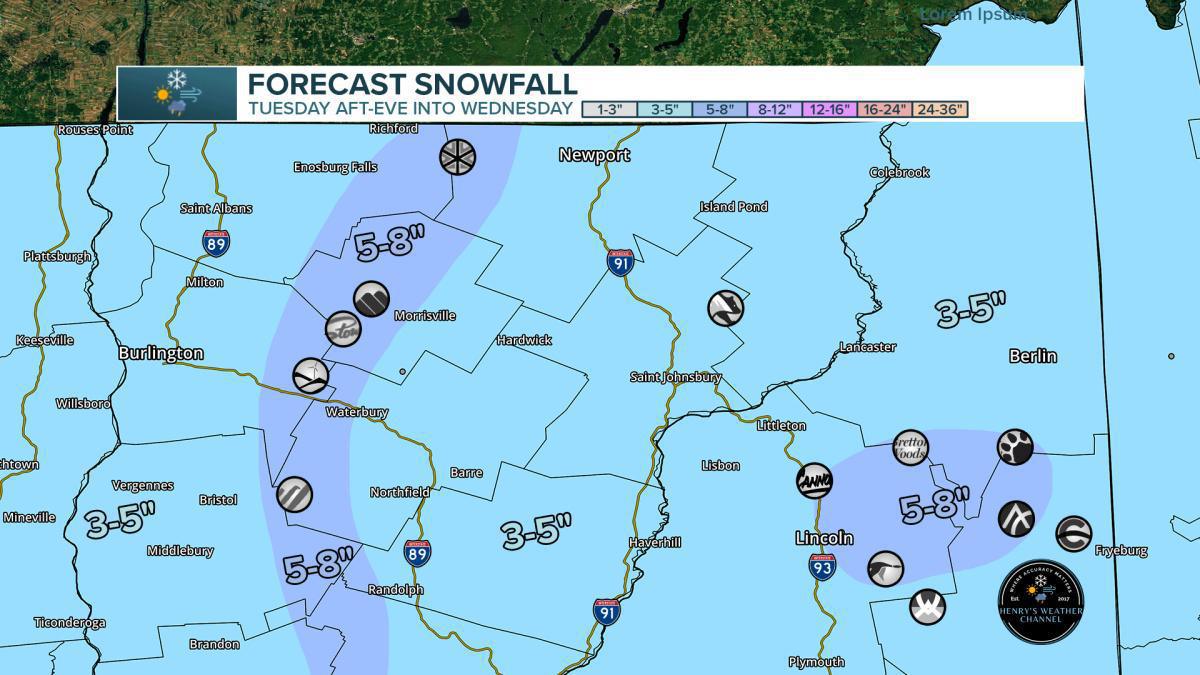 Plowable snow on the way for Tuesday afternoon-evening into Wednesday!
