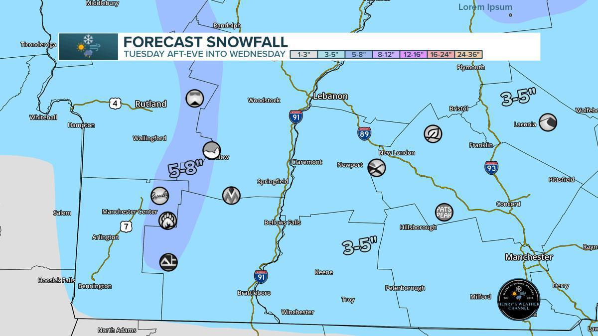 Plowable snow on the way for Tuesday afternoon-evening into Wednesday!