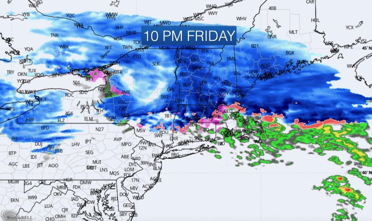 Snowstorm on the way for Friday into Saturday morning! Great ski weekend ahead!!