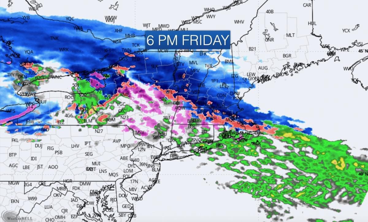Snowstorm on the way for Friday into Saturday morning! Great ski weekend ahead!!
