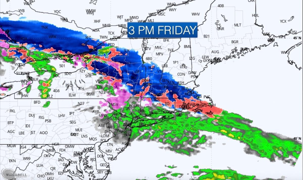 Snowstorm on the way for Friday into Saturday morning! Great ski weekend ahead!!