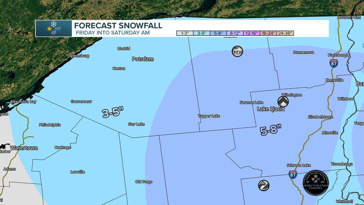 Snowstorm on the way for Friday into Saturday morning! Great ski weekend ahead!!