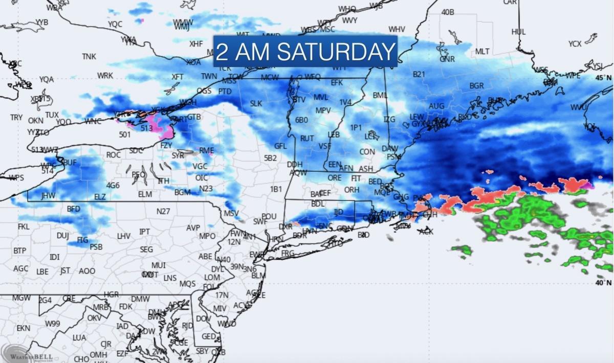 Snowstorm on the way for Friday into Saturday morning! Great ski weekend ahead!!