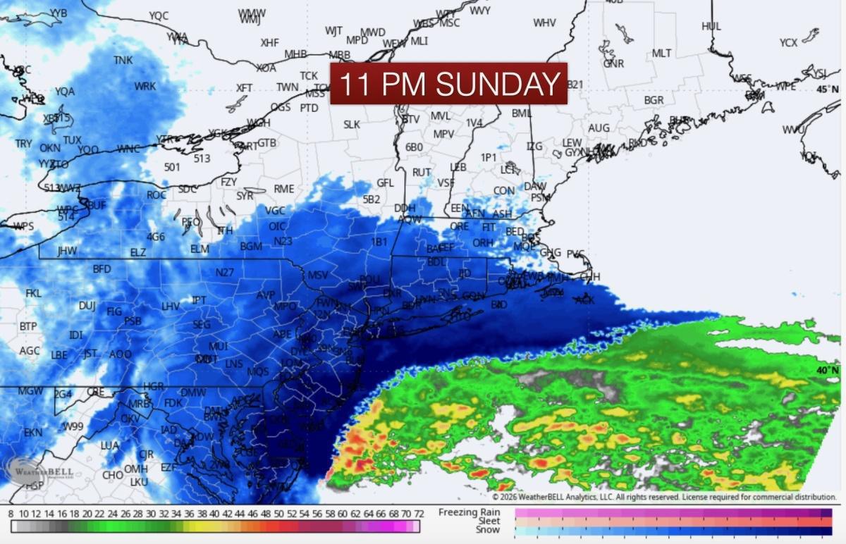 BREAKING! A MAJOR NOR'EASTER IS SET TO SLAM SOUTHERN NEW ENGLAND SUNDAY NIGHT INTO MONDAY WITH DAMAGING WINDS, 1-2 FEET OF SNOW, POWER OUTAGES!