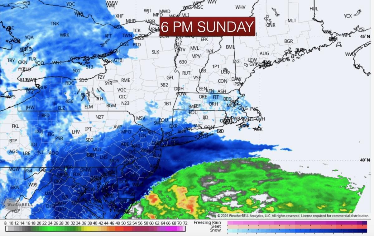 BREAKING! A MAJOR NOR'EASTER IS SET TO SLAM SOUTHERN NEW ENGLAND SUNDAY NIGHT INTO MONDAY WITH DAMAGING WINDS, 1-2 FEET OF SNOW, POWER OUTAGES!