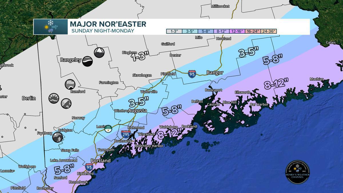 BREAKING! A MAJOR NOR'EASTER IS SET TO SLAM SOUTHERN NEW ENGLAND SUNDAY NIGHT INTO MONDAY WITH DAMAGING WINDS, 1-2 FEET OF SNOW, POWER OUTAGES! BREAKING! A MAJOR NOR'EASTER IS SET TO SLAM SOUTHERN NEW ENGLAND SUNDAY NIGHT INTO MONDAY WITH DAMAGING WINDS, 1-2 FEET OF SNOW, POWER OUTAGES!