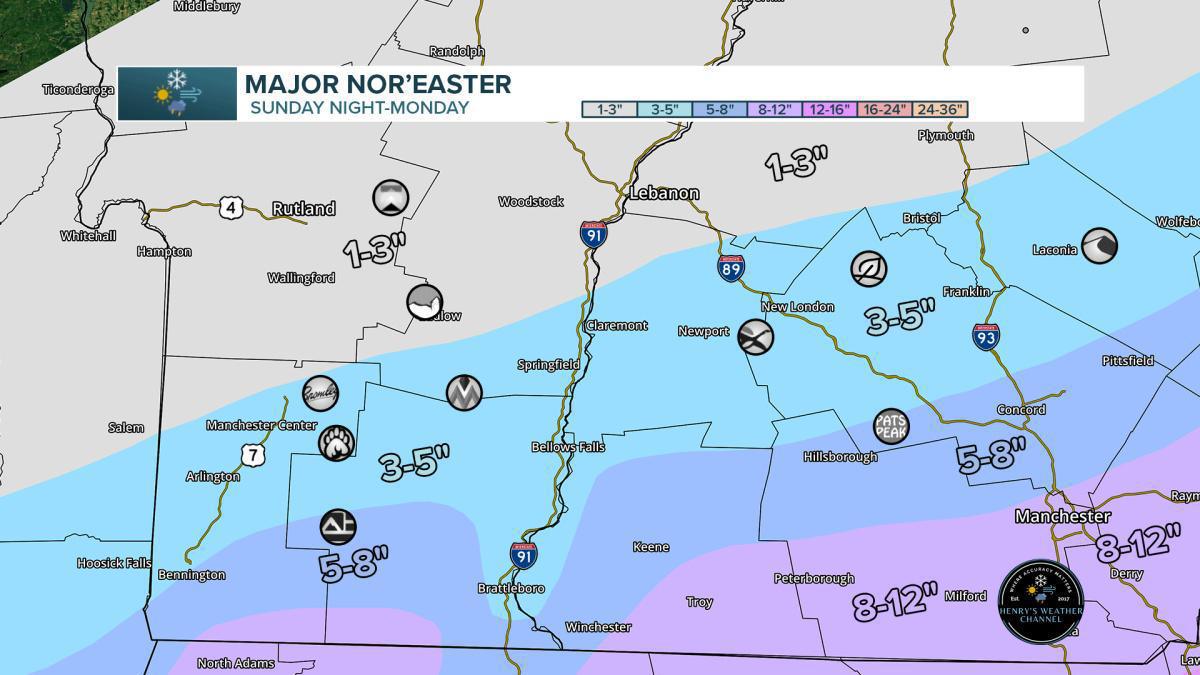 BREAKING! A MAJOR NOR'EASTER IS SET TO SLAM SOUTHERN NEW ENGLAND SUNDAY NIGHT INTO MONDAY WITH DAMAGING WINDS, 1-2 FEET OF SNOW, POWER OUTAGES! BREAKING! A MAJOR NOR'EASTER IS SET TO SLAM SOUTHERN NEW ENGLAND SUNDAY NIGHT INTO MONDAY WITH DAMAGING WINDS, 1-2 FEET OF SNOW, POWER OUTAGES!
