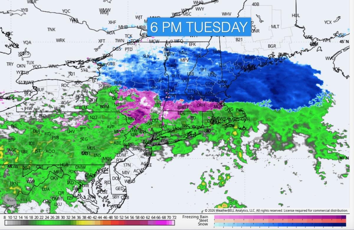 ACCUMULATING SNOW ON THE WAY TUESDAY! A SLIPPERY AFTERNOON-EVENING COMMUTE COMING! ACCUMULATING SNOW ON THE WAY TUESDAY! A SLIPPERY AFTERNOON-EVENING COMMUTE COMING!