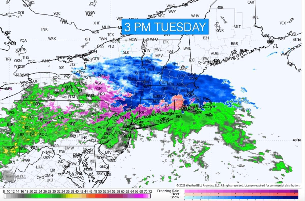 ACCUMULATING SNOW ON THE WAY TUESDAY! A SLIPPERY AFTERNOON-EVENING COMMUTE COMING! ACCUMULATING SNOW ON THE WAY TUESDAY! A SLIPPERY AFTERNOON-EVENING COMMUTE COMING!