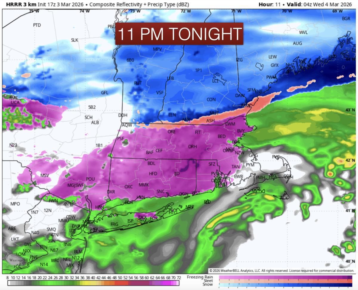 DANGEROUS TRAVEL THIS EVENING-NIGHT ESPECIALLY ACROSS SNE WITH ICE!! DANGEROUS TRAVEL THIS EVENING-NIGHT ESPECIALLY ACROSS SNE WITH ICE!!