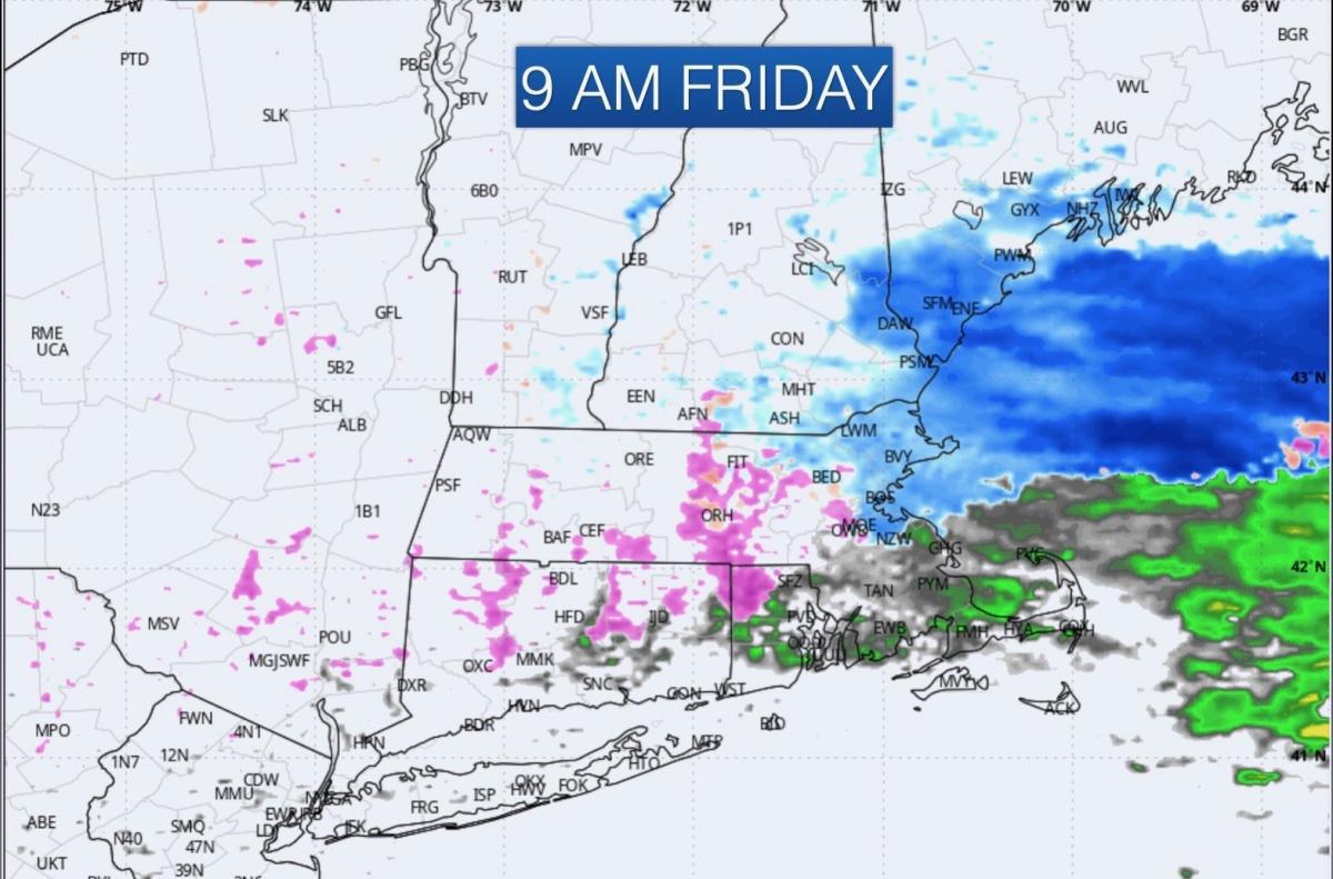 A messy and complicated storm moving in today with rain, sleet, freezing rain and snow! Tap to view the forecast!