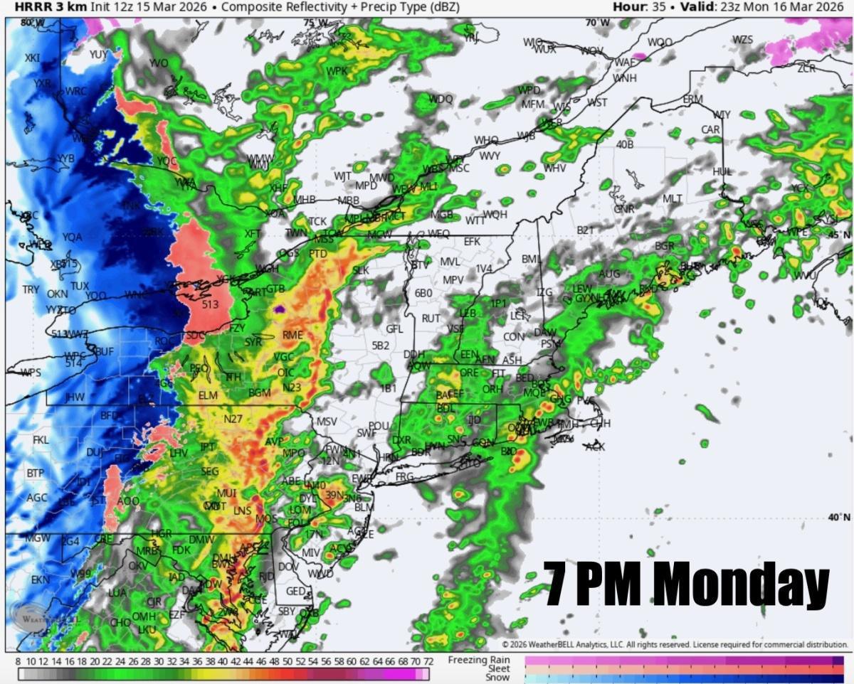 A significant storm on the way Monday into Tuesday AM! Severe weather outbreak across the Mid-Atlantic 