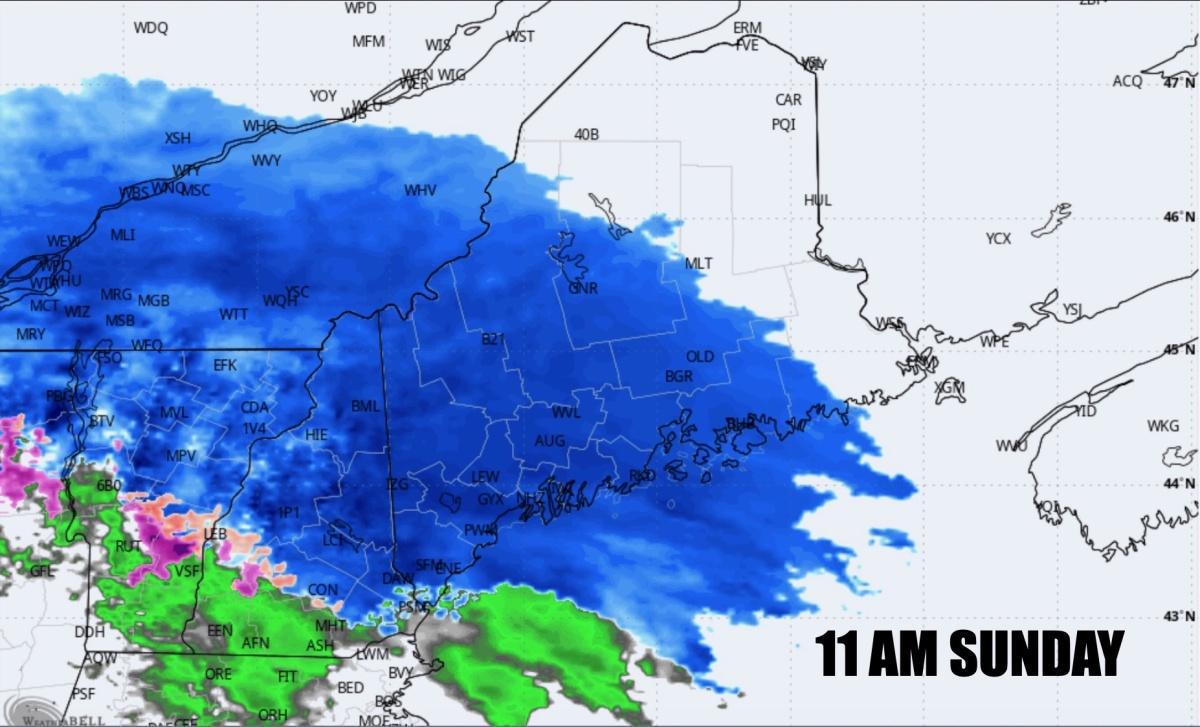 A SPRING SNOWSTORM ON THE WAY SUNDAY! A SPRING SNOWSTORM ON THE WAY SUNDAY!