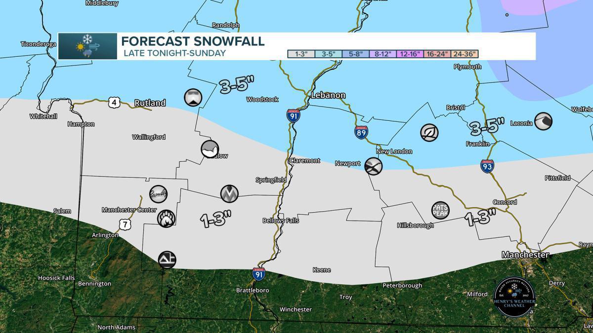 A SPRING SNOWSTORM ON THE WAY SUNDAY!