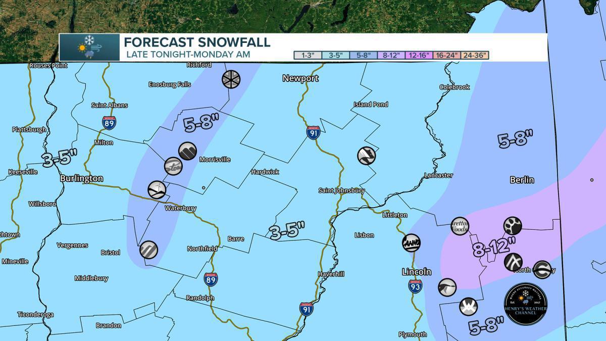 A SPRING SNOWSTORM ON THE WAY SUNDAY!