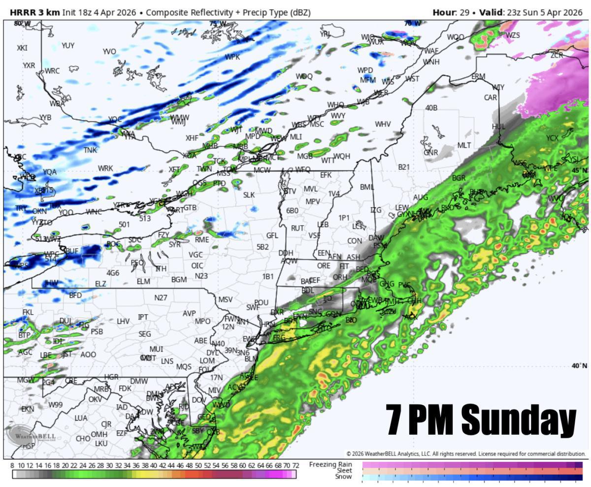 Rain on the way for Easter Sunday Rain on the way for Easter Sunday