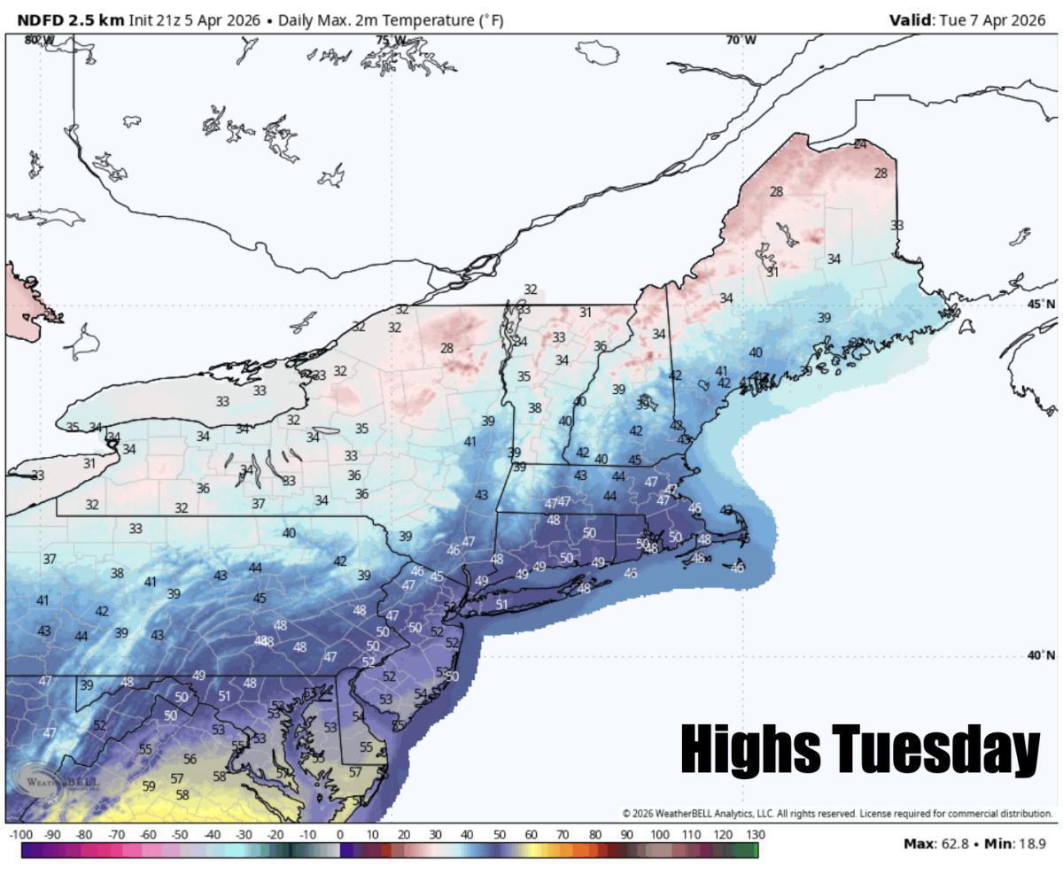 What to expect this week! Some April snow in the forecast!