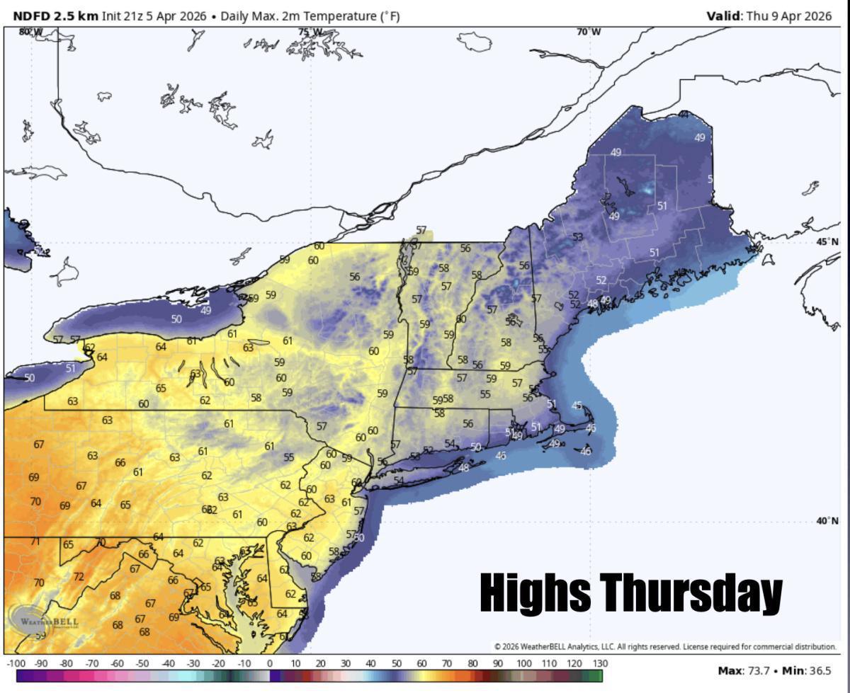 What to expect this week! Some April snow in the forecast!
