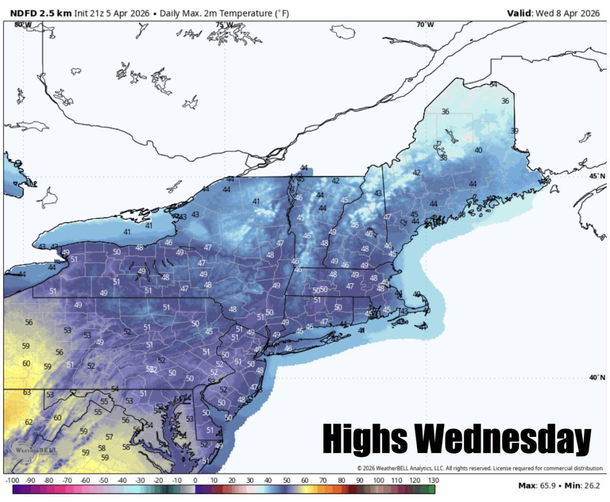 What to expect this week! Some April snow in the forecast!
