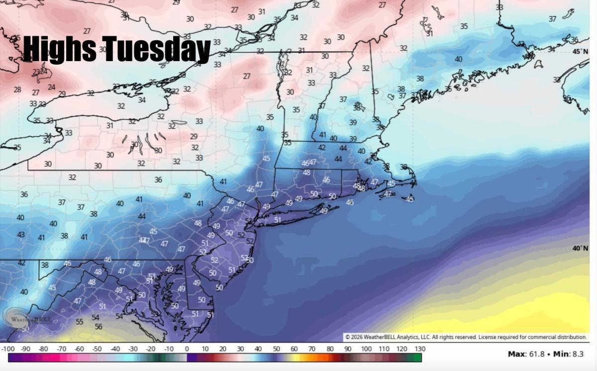 April snow on the way Tuesday!