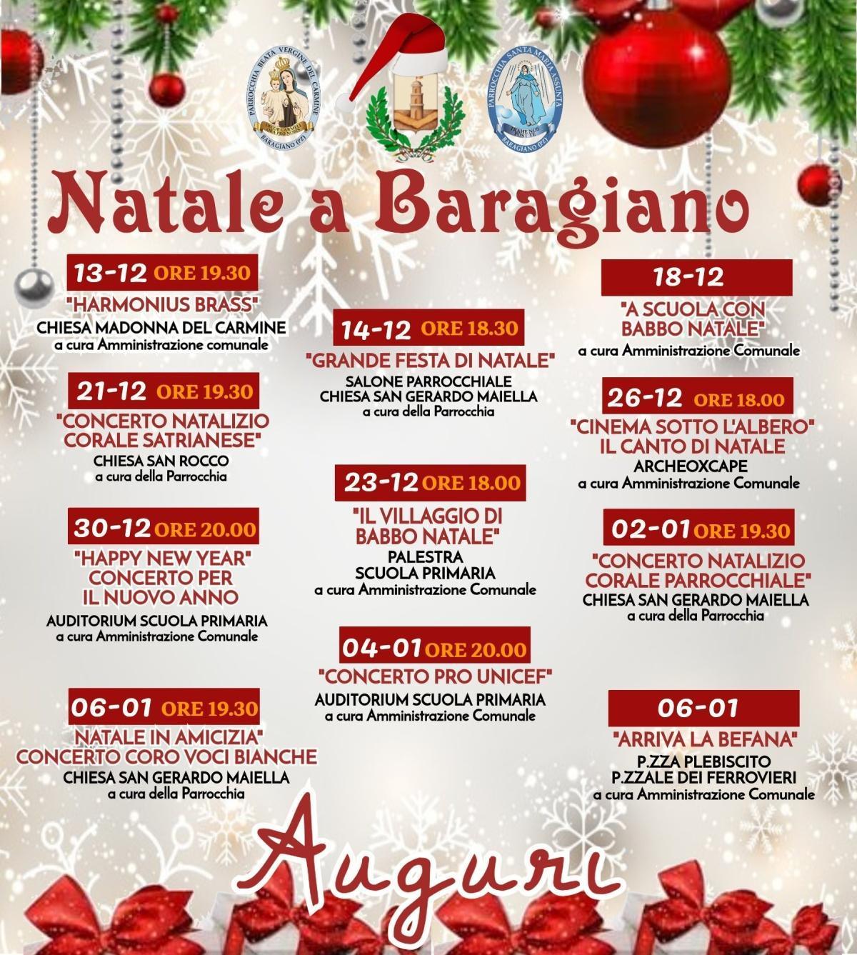 "Concerto Natalizio Corale Satrianese" (inizio ore 19.30)