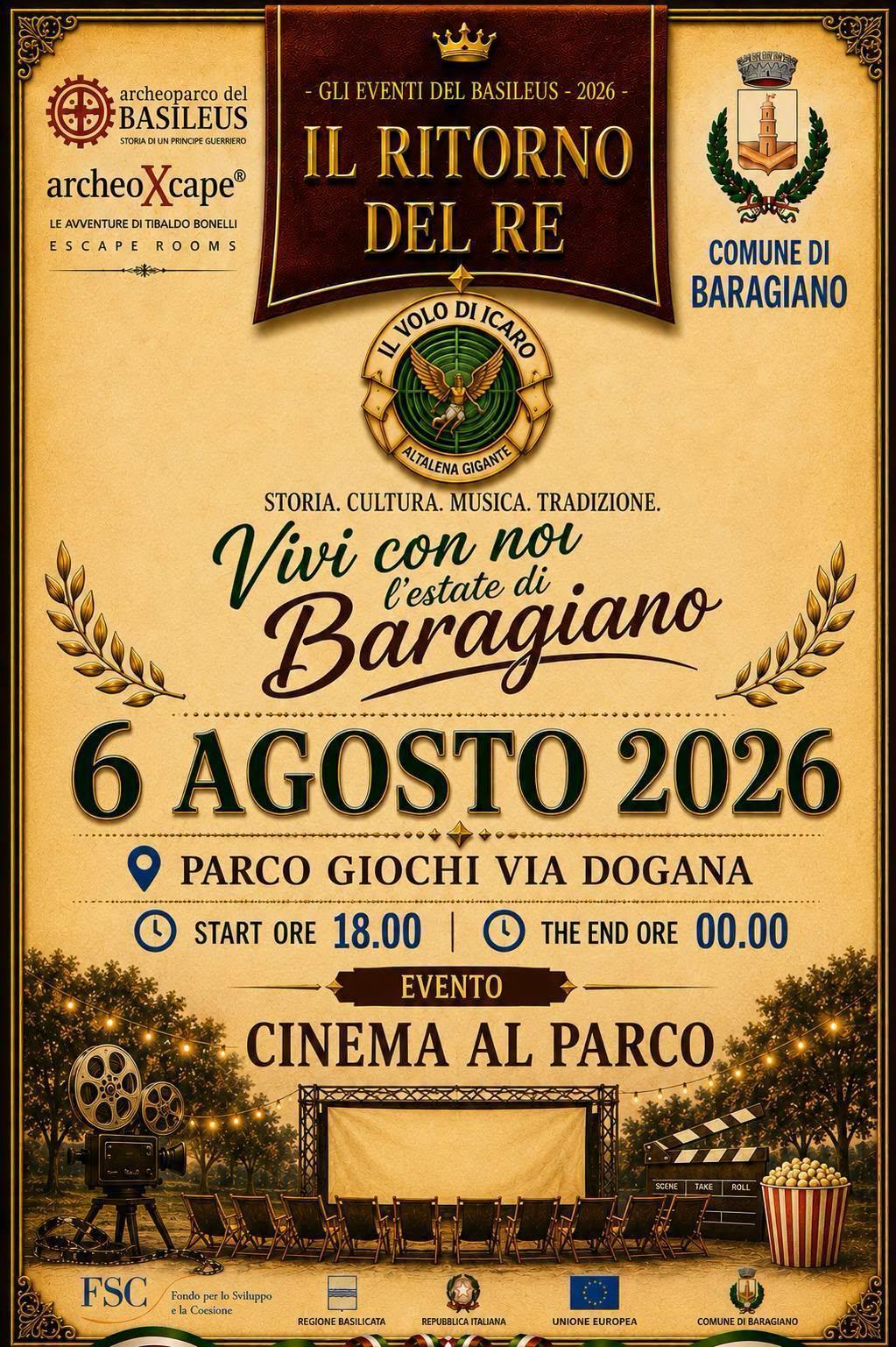 Il ritorno del Re - Cinema al Parco (Inizio ore 18.00)