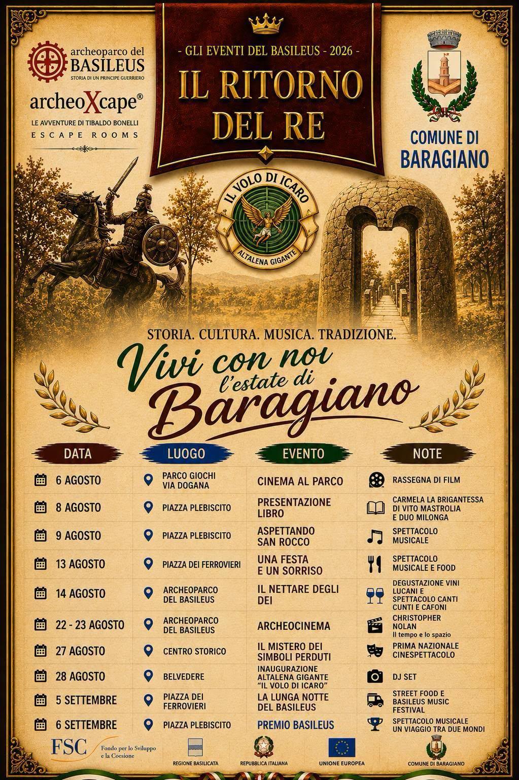 Il ritorno del Re - "Carmela La Brigantessa"(Inizio ore 21.00)