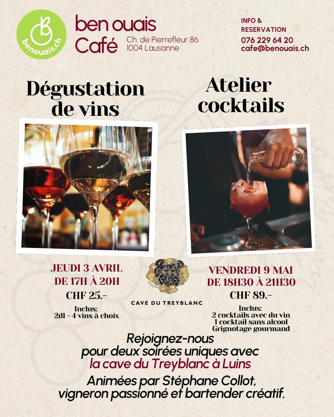 Dégustation. Cave du Treyblanc, Luins