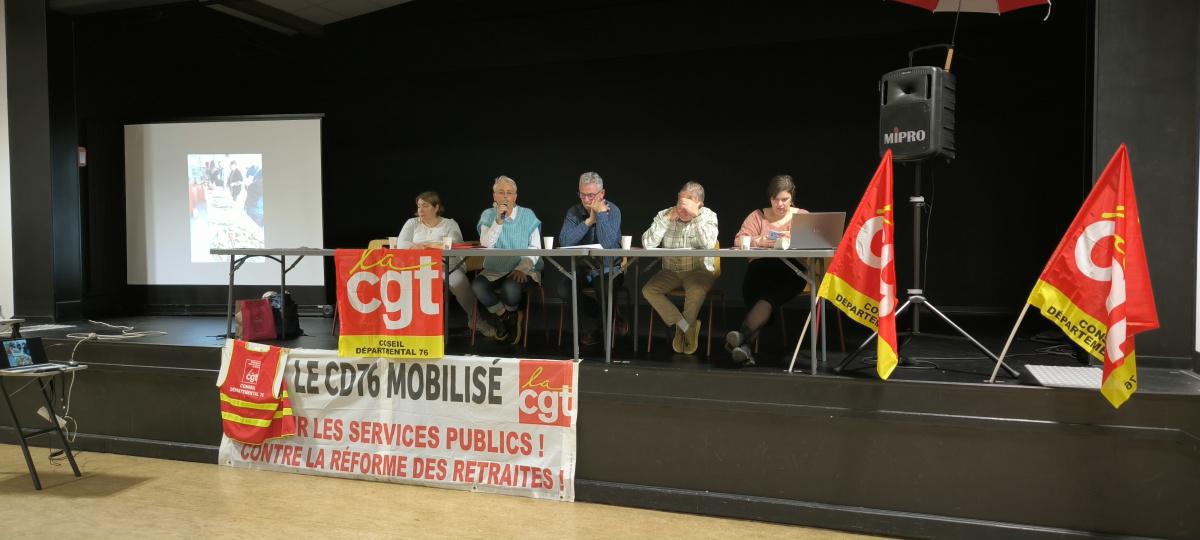 13e congrès de la CGT du Conseil Départementale 76