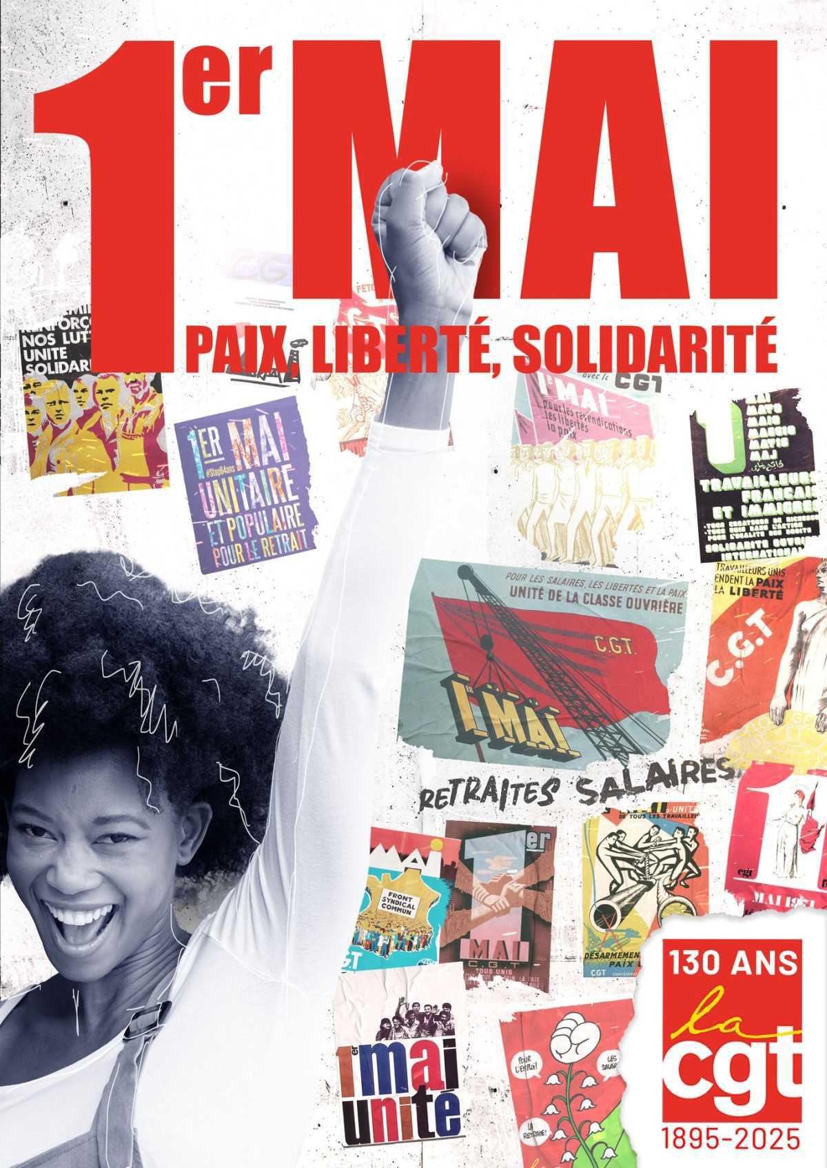 1er Mai: Paix, Liberté, Solidarité ! Emploi/Salaire/Protection sociale: Défendons-nous !