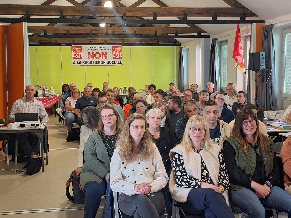 4ème Congrès du Syndicat CGT du Conseil Régional Normandie