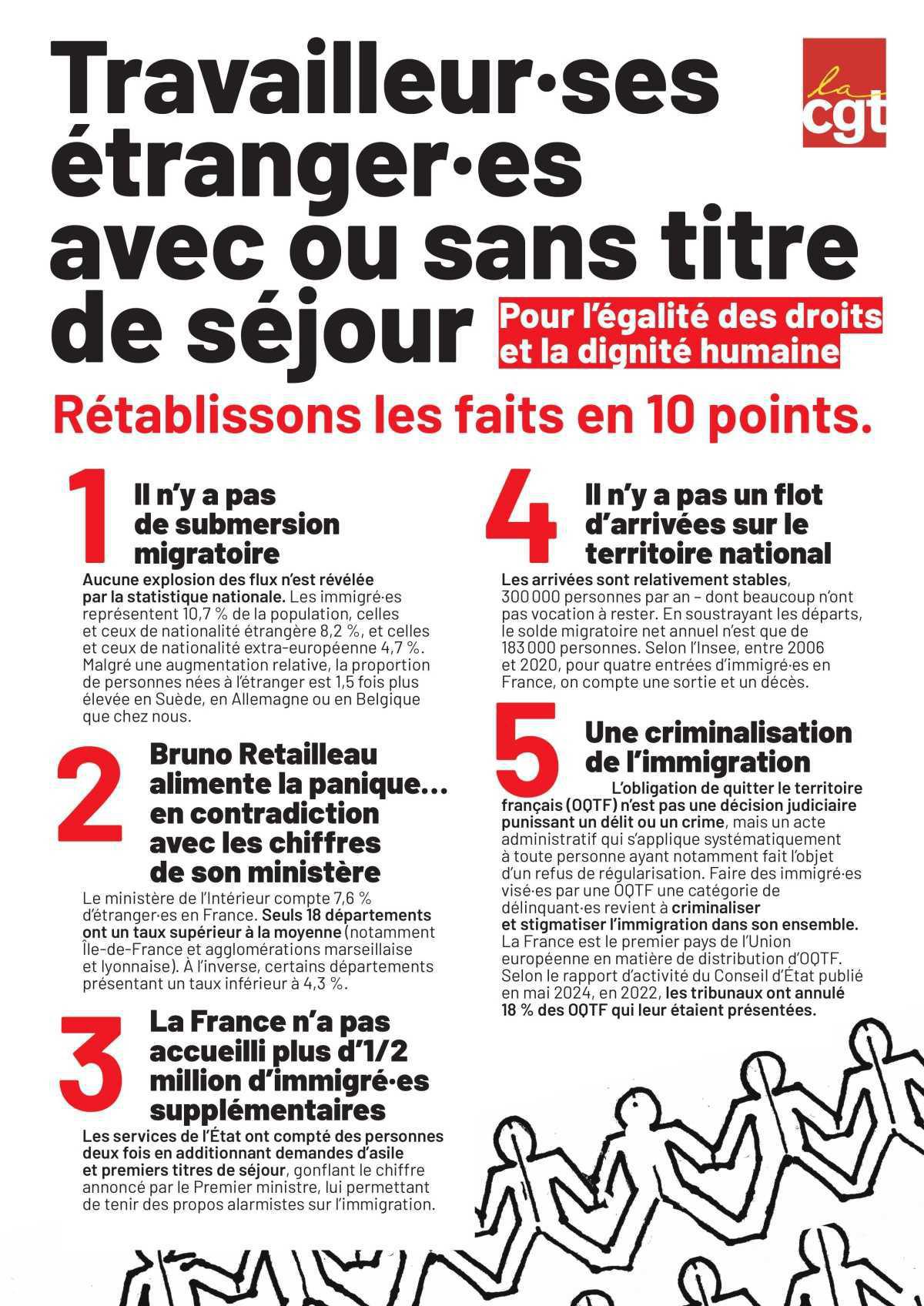 Travailleurs sans papier / métiers en tension => rétablissons les faits !