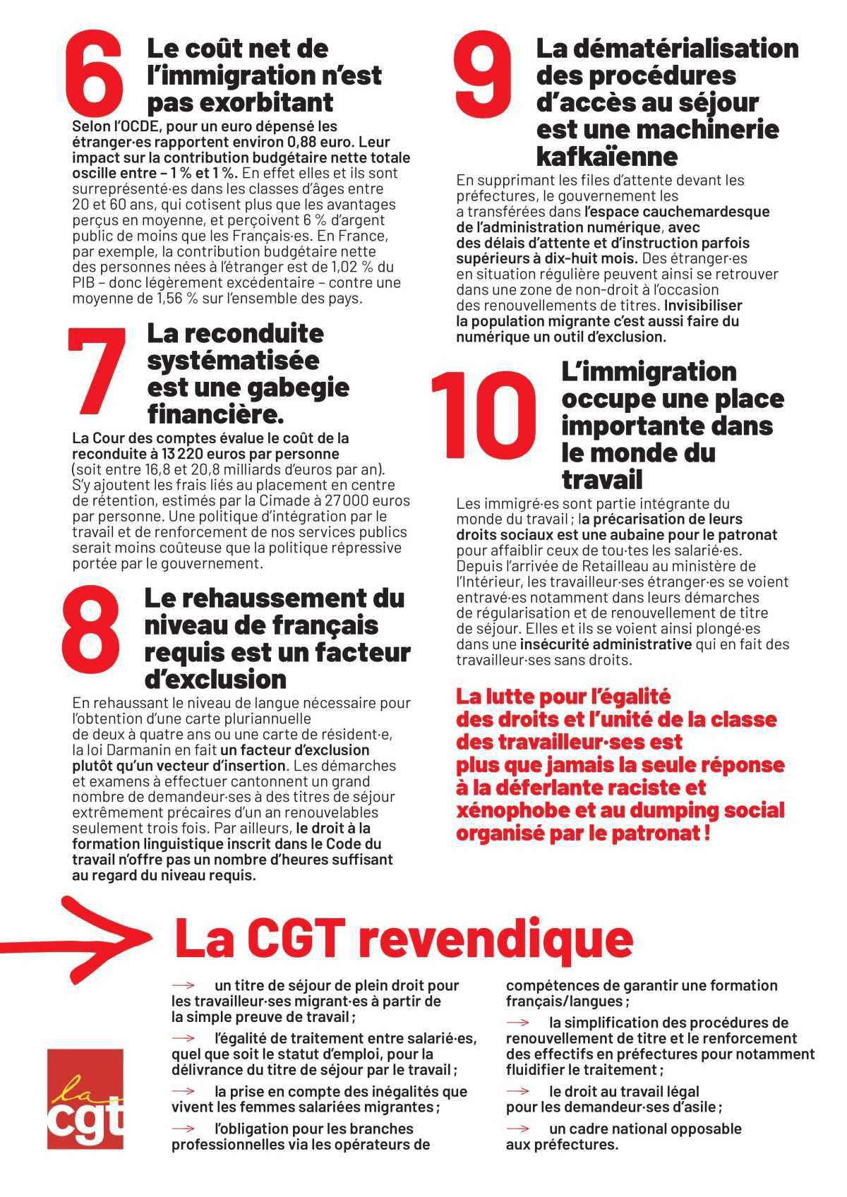 Travailleurs sans papier / métiers en tension => rétablissons les faits !
