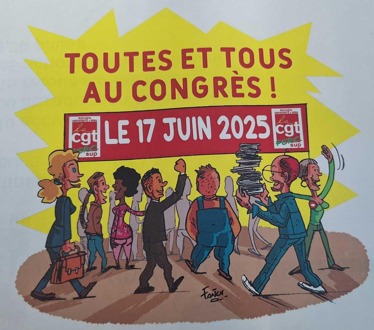 Congrès du Syndicat CGT Université et INSA Rouen (FERC Sup)
