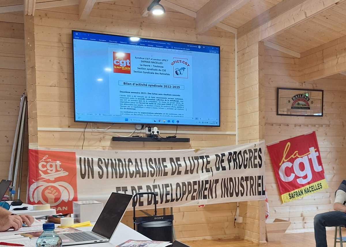 12ème Congrès du Syndicat CGT Safran Nacelles 12ème Congrès du Syndicat CGT Safran Nacelles