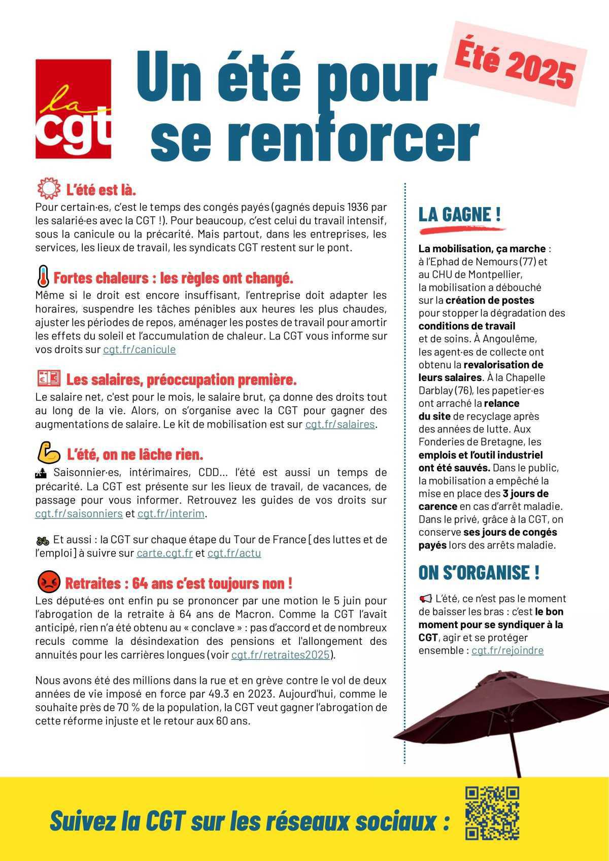 Un été 2025 pour se renforcer ! Un été 2025 pour se renforcer !