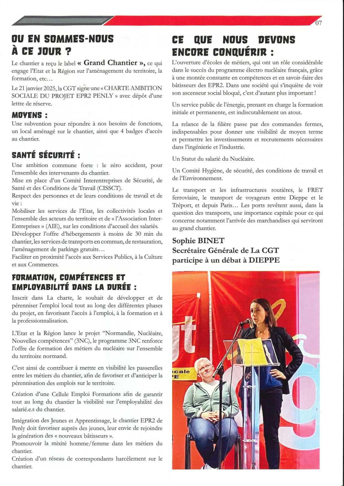 Grand Chantier EPR Penly 2 - Point d'étape Mars 2025