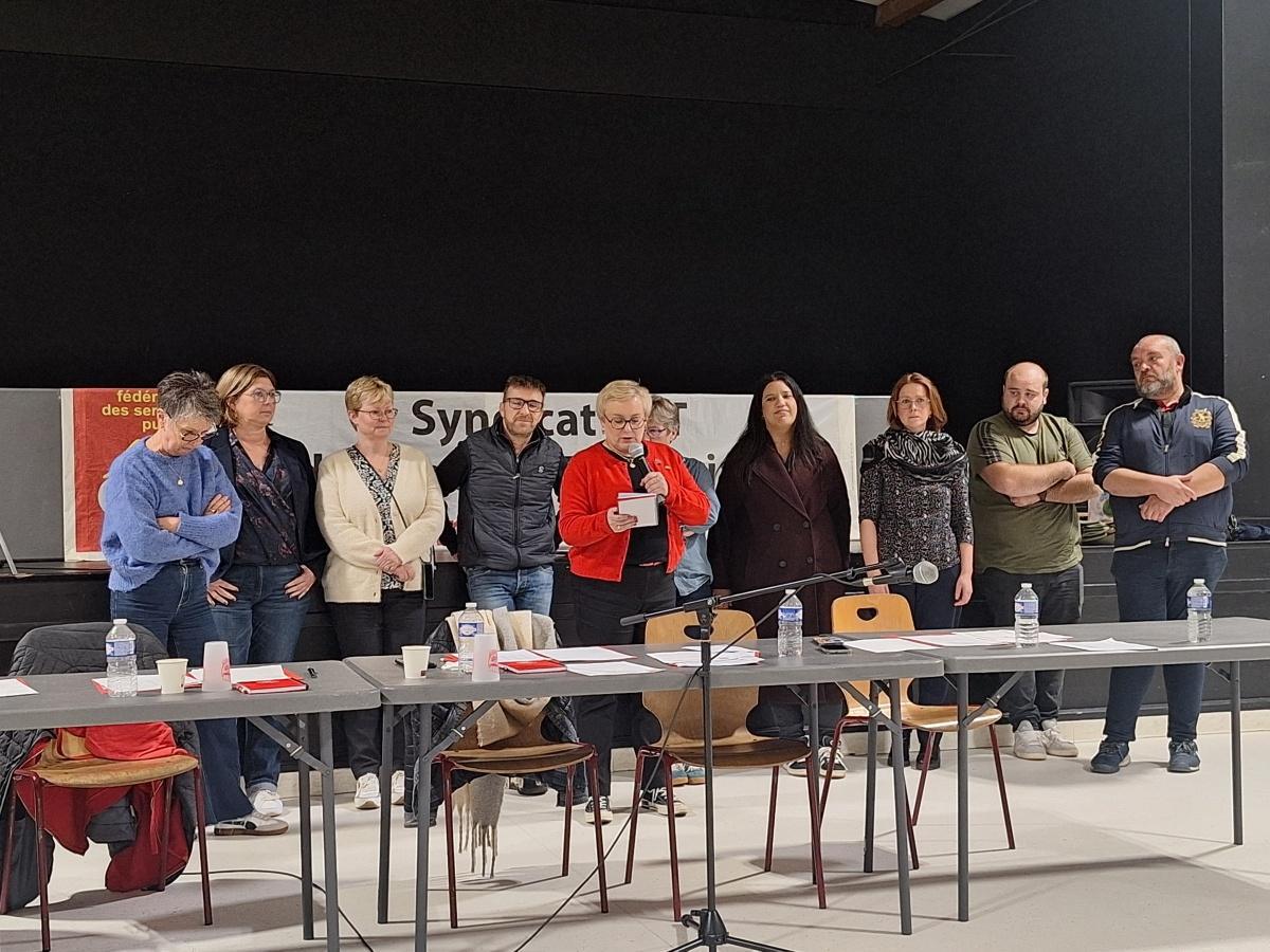 Congrès du Syndicat CGT des Territoriaux de Ste Etienne du Rouvray