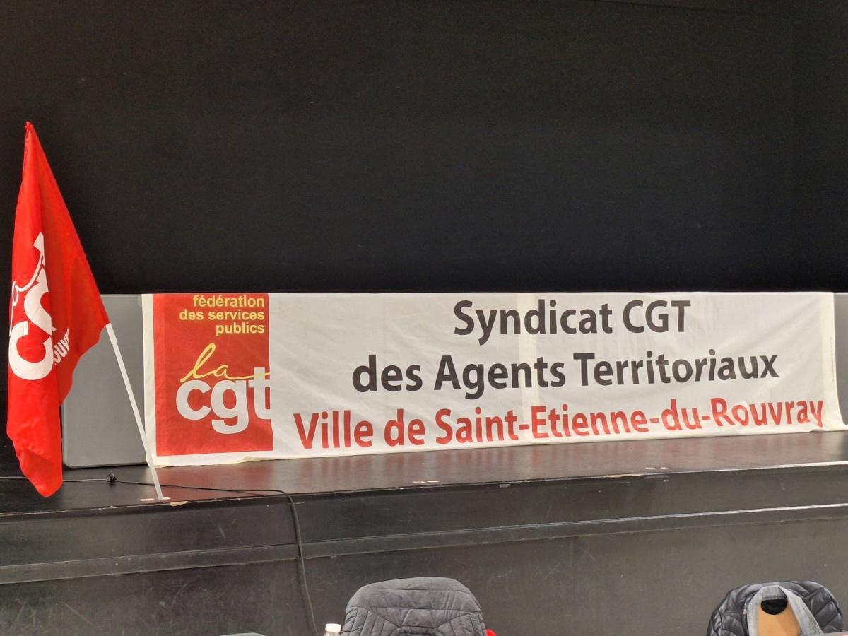 Congrès du Syndicat CGT des Territoriaux de Ste Etienne du Rouvray