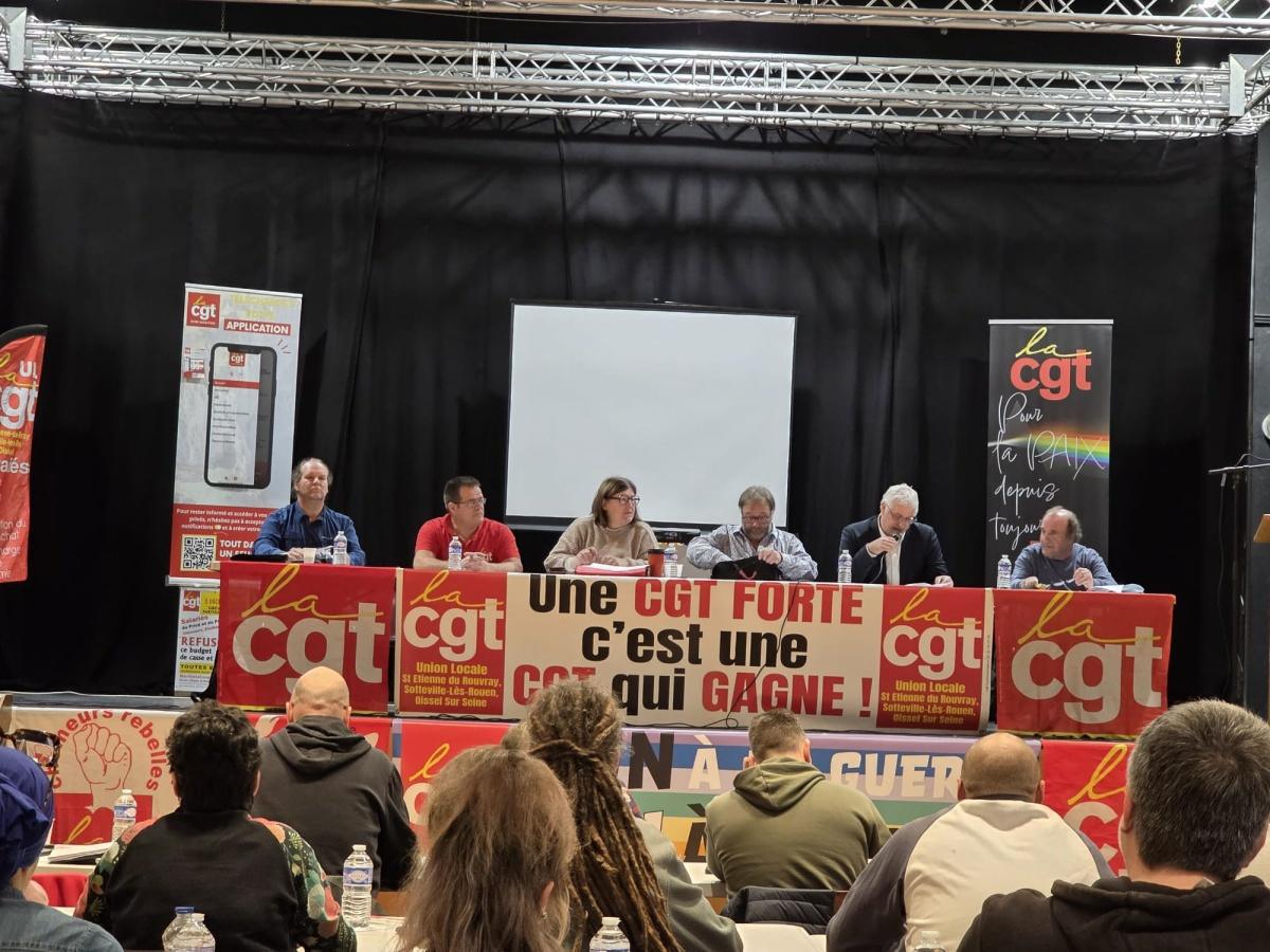 28ème Congrès de l'UL CGT de St Etienne Sotteville Oissel