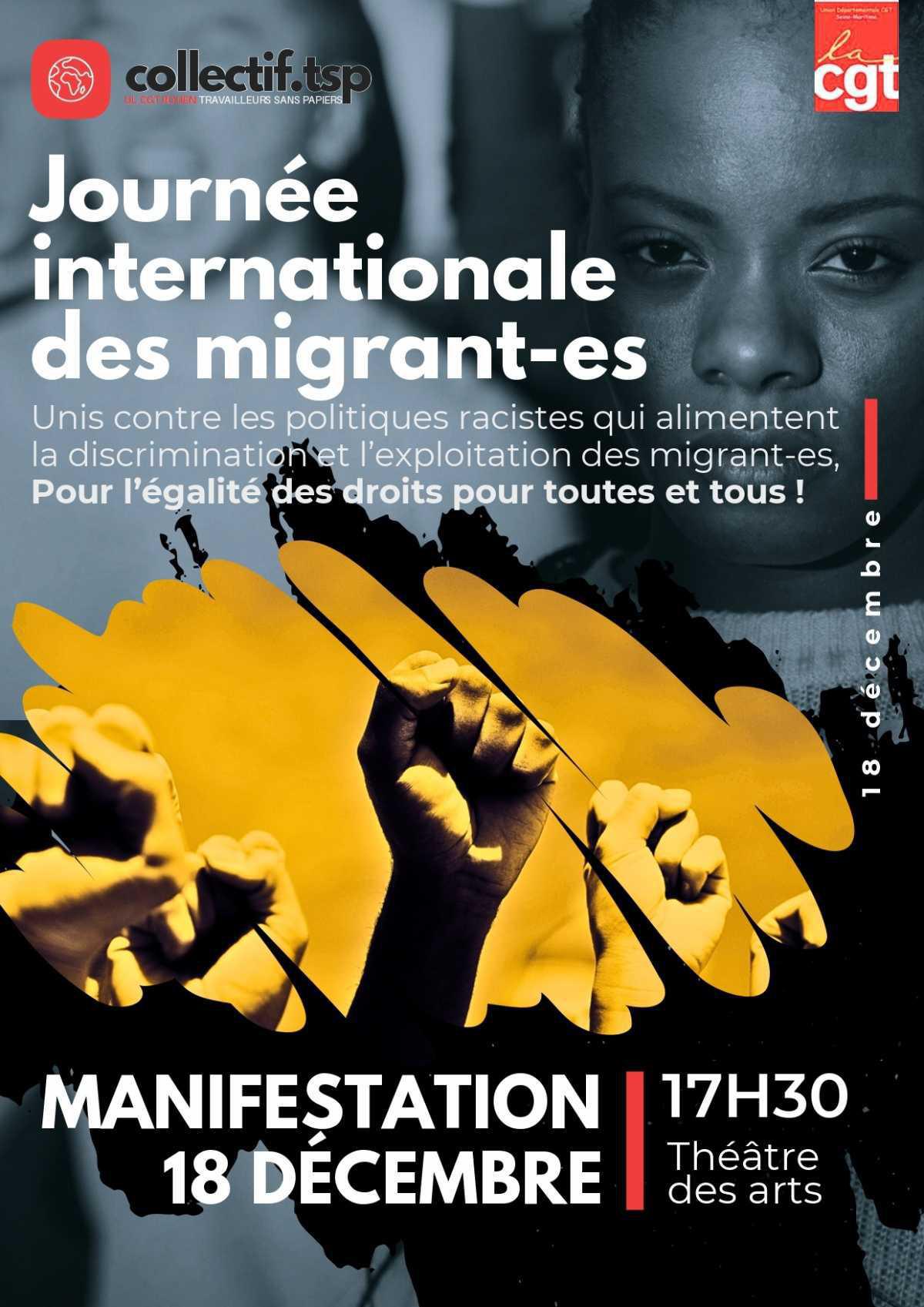18 Déc: Journée internationale des migrant-es