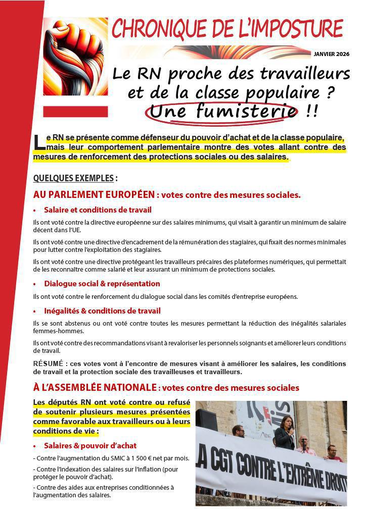 La chronique de l'imposture - Janvier 2026