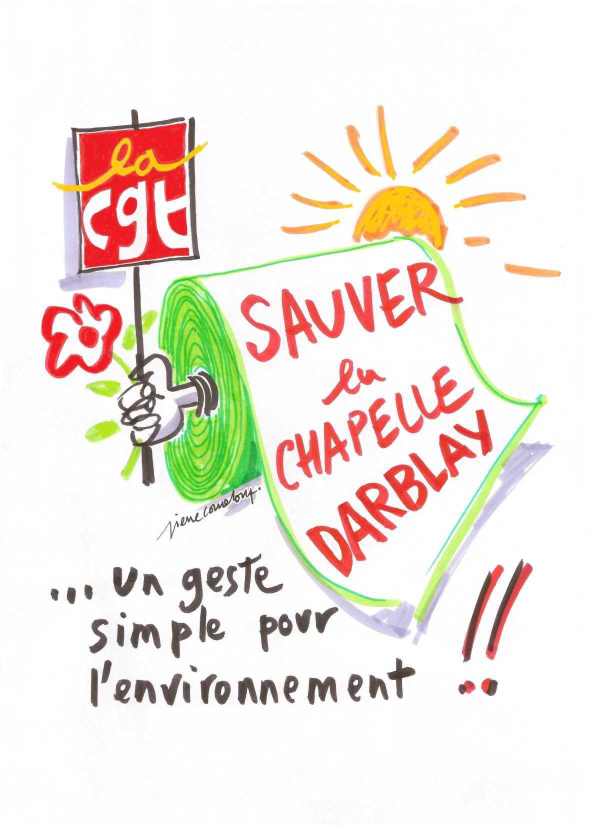 11 Fév: Rassemblement "Sauvons la Chapelle Darblay" !