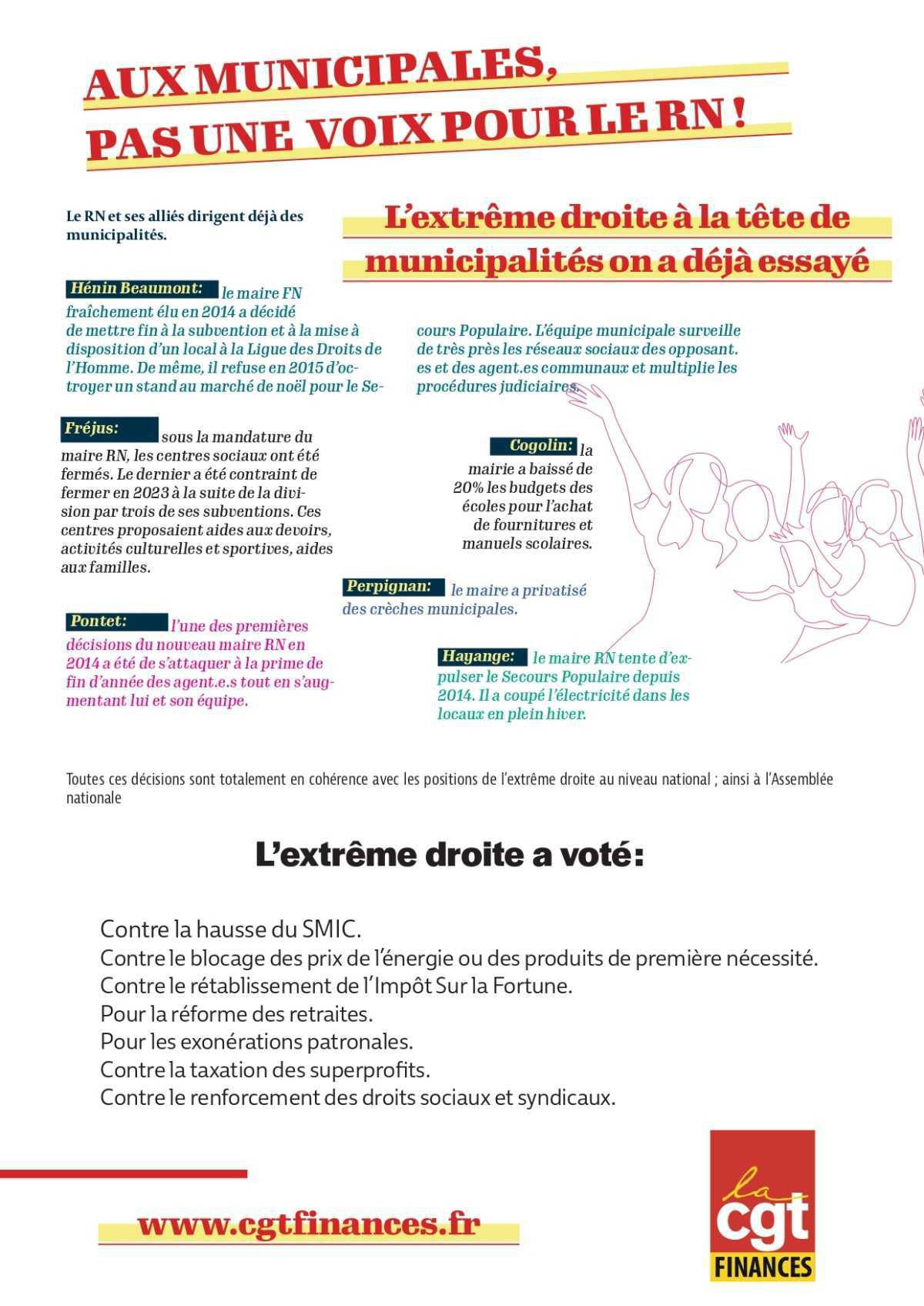 15 & 22 mars: Municipales => Pas une Voix pour l'Extrême Droite !