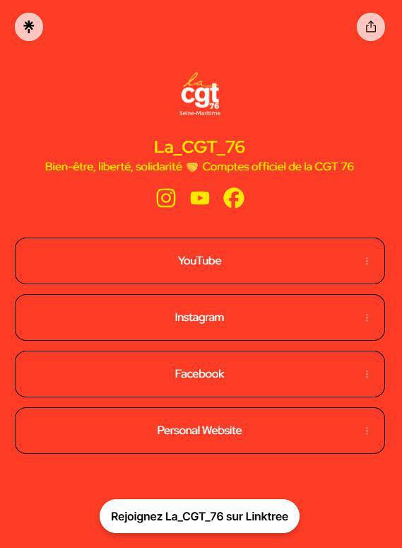 Rejoignez la CGT 76 sur nos différents réseaux !