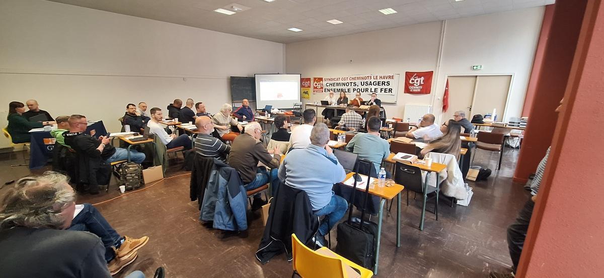 38ème Congrès du Syndicat CGT des Cheminots du Havre 38ème Congrès du Syndicat CGT des Cheminots du Havre