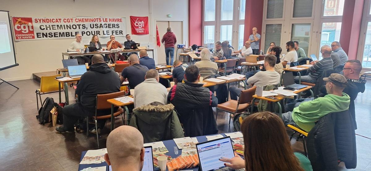 38ème Congrès du Syndicat CGT des Cheminots du Havre 38ème Congrès du Syndicat CGT des Cheminots du Havre